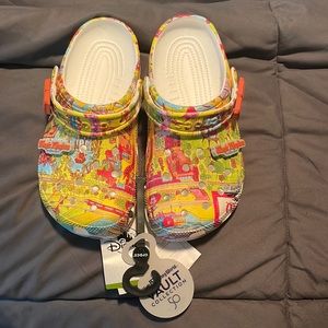 Disney 50th anniversary crocs NWT